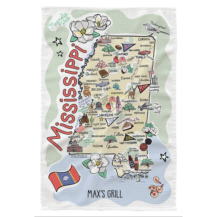 Mississippi Kitchen Towel