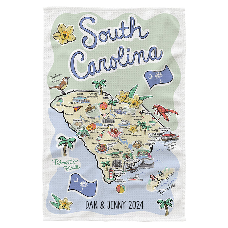 South Carolina Kitchen Towel