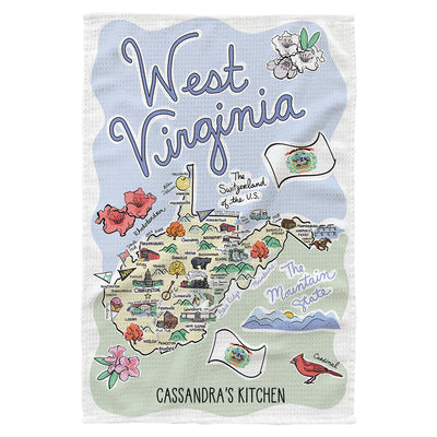 West Virginia Kitchen Towel