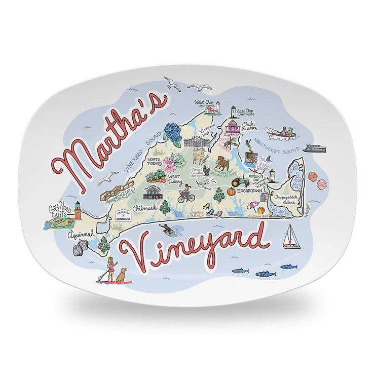 Martha’s Vineyard Map Platter