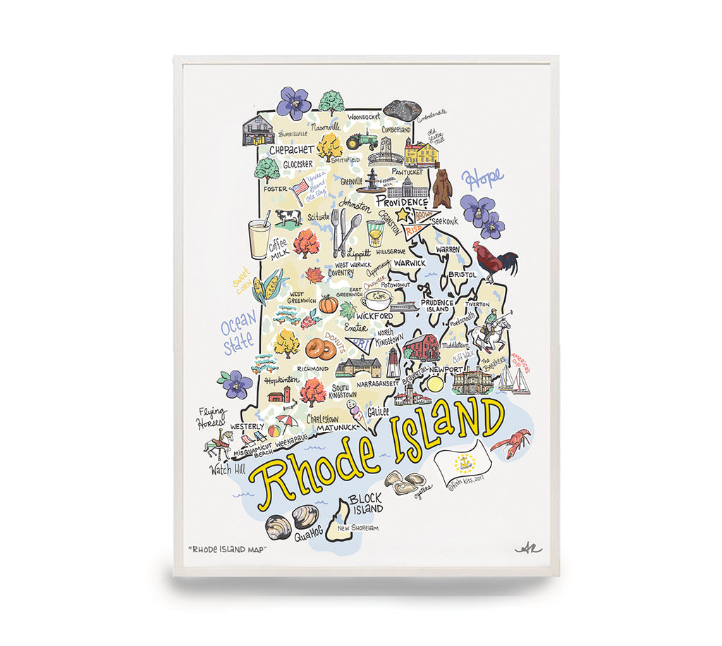 printable map of rhode island